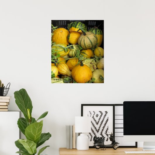 Poster - squash d'été (Bureau à domicile)