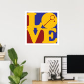 Poster Squash Love (Bureau à domicile)