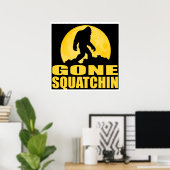 Poster SQUATCHIN DISPONIBLE *Special* BARK À L'édition LU (Bureau à domicile)