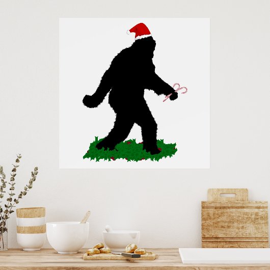 Poster Squatchine de Noël' (Cuisine)