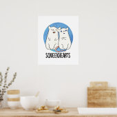 Poster Squeekhearts Funny Souse Pun d'amour (Cuisine)