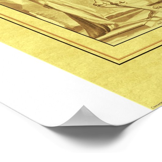 Poster squelette (Coin)