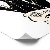 Poster Squelette (Coin)