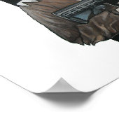 Poster Squelette AR-15 (Coin)