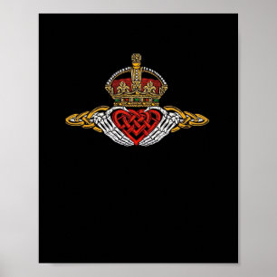 Poster Squelette Couleur Claddagh