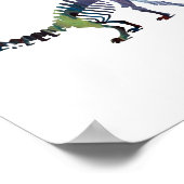 Poster squelette de brontosaurus (Coin)