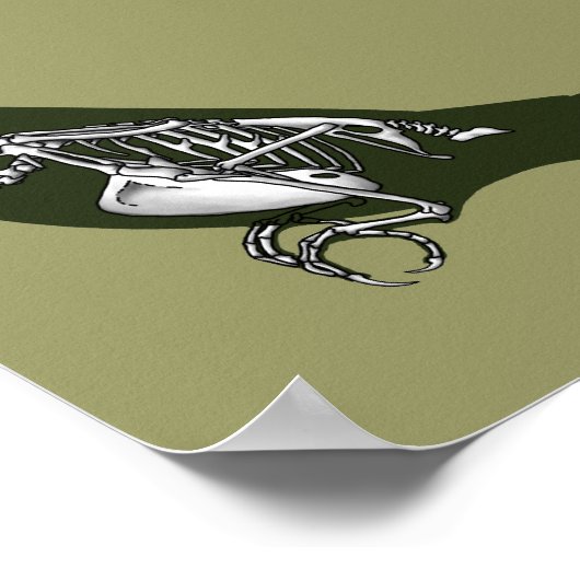 Poster Squelette de Budgie (Coin)