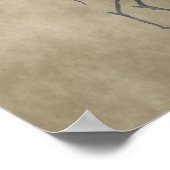 Poster squelette de cerf (Coin)