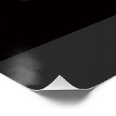 Poster Squelette de Halloween qui fait coucou Mignon (Coin)