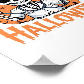 Poster Squelette de l'infirmière d'Halloween Essential T- (Coin)