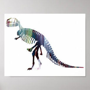 Poster Squelette de Tyrannosaurus