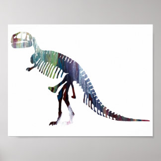Poster Squelette de Tyrannosaurus
