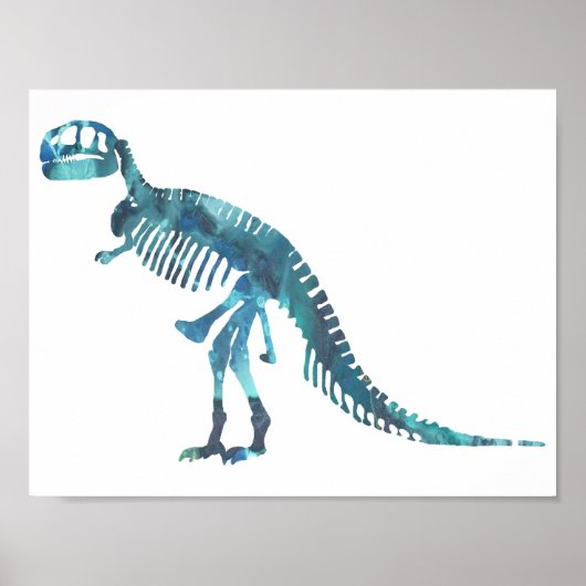 Poster Squelette de Tyrannosaurus (Devant)