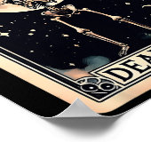 Poster Squelette drôle d'Halloween de levée de poids de g (Coin)