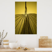 Poster Squelette feuille (Cuisine)