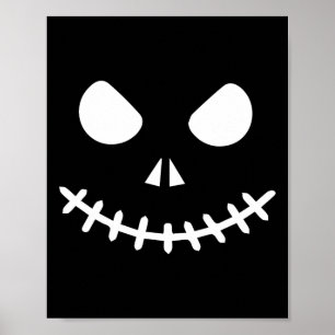 Poster Squelette Halloween