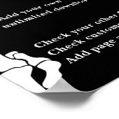 Poster Squelette Halloween Anniversaire Table de fête (Coin)