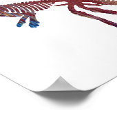 Poster squelette hypsilophodon (Coin)