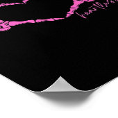 Poster Squelette insensible mains Classique (Coin)