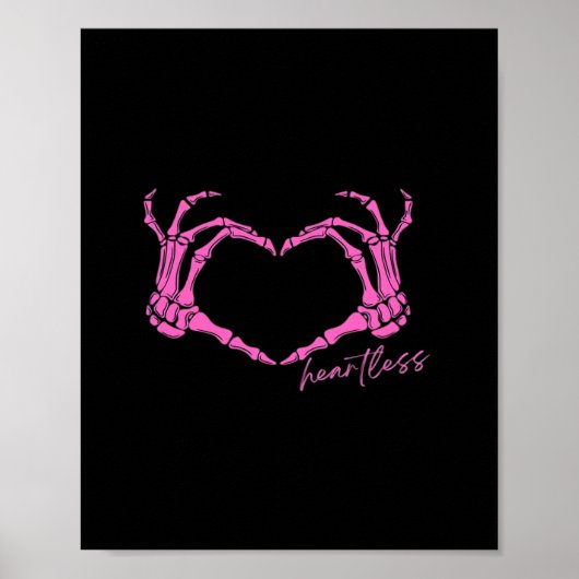 Poster Squelette insensible mains Classique (Devant)