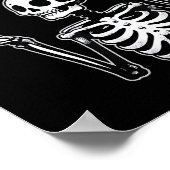 Poster Squelette Jonglage Ghosts drôle Costume d'Hallowee (Coin)