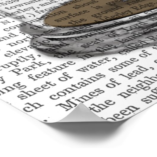 Poster Squelette Main Dans Bell Jar (Coin)