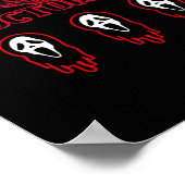 Poster Squelette Mains 31/10 Classique (Coin)