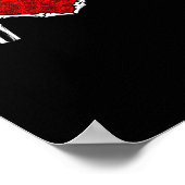 Poster Squelette Mains de coeur Signe Saint Valentin Mign (Coin)