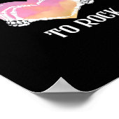 Poster Squelette Mains Graphisme Coeur Pour Classique (Coin)