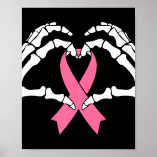 Poster Squelette Mains Tenant Ribbon Halloween Costume Ha