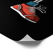 Poster Squelette Metal Guitariste (Coin)