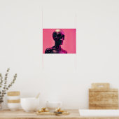 Poster Squelette robotique futuriste (Cuisine)