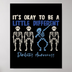 Poster Squelette T1d Squelette T1d Sensibilisation au dia