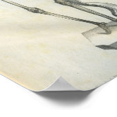 Poster Squelette vintage Imprimer 1854 (Coin)