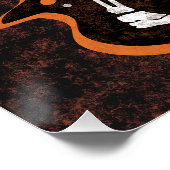 Poster Squelettes dansants Fête d'Halloween drôle (Coin)