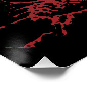 Poster Squelettes sortant des flammes (Coin)