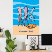 Poster Squid (Bureau à domicile)