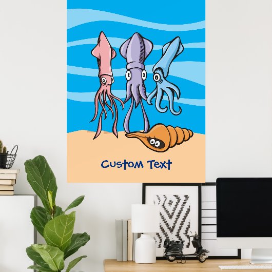 Poster Squid (Bureau à domicile)