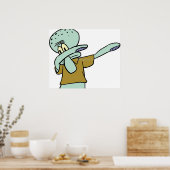 Poster Squidward Dab (Cuisine)