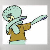 Poster Squidward Dab (Devant)