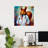 Poster Squirrel Doctor (Bureau à domicile)