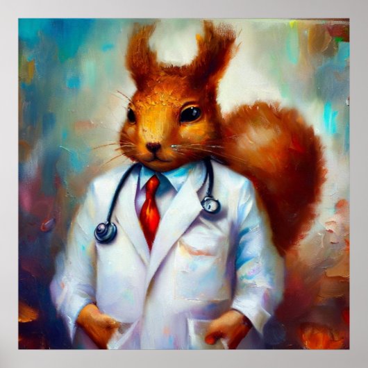 Poster Squirrel Doctor (Devant)