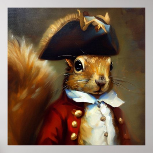 Poster Squirrel Redcoat (Devant)
