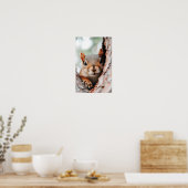 Poster Squirrel Wild Animal Loving Portrait  (Cuisine)