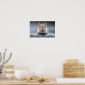 Poster Squirrel Wild Animal Loving Portrait  (Cuisine)