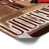 Poster Squisito Cioccolato Italienne Chocolate Femme en R (Coin)