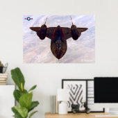 POSTER SR-71 BLACKBIRD (Bureau à domicile)