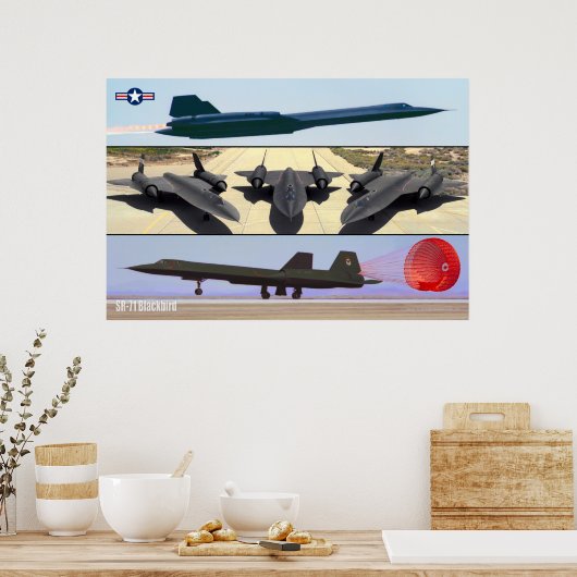 POSTER SR-71 BLACKBIRD (Cuisine)