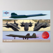 POSTER SR-71 BLACKBIRD (Devant)