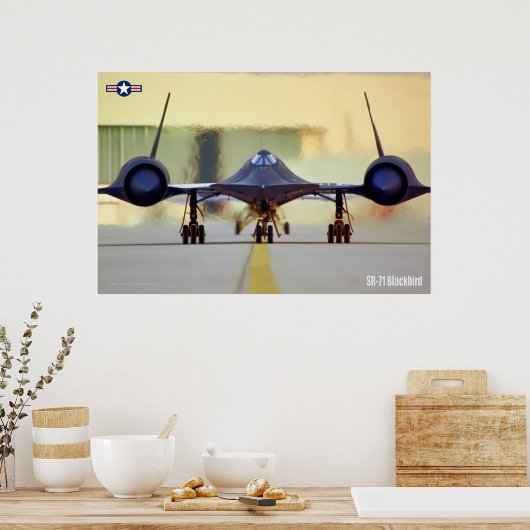POSTER SR-71 BLACKBIRD (Cuisine)